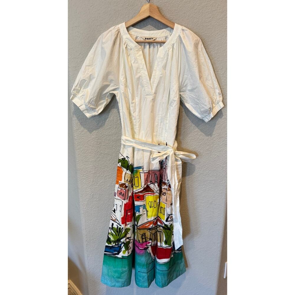 NEW Boden Bria Puff Sleeve Midi Dress Size US/6 - Picture 12 of 13